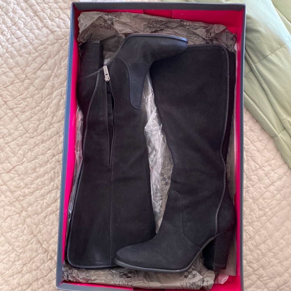Vince Camuto Black Boots size 7.5